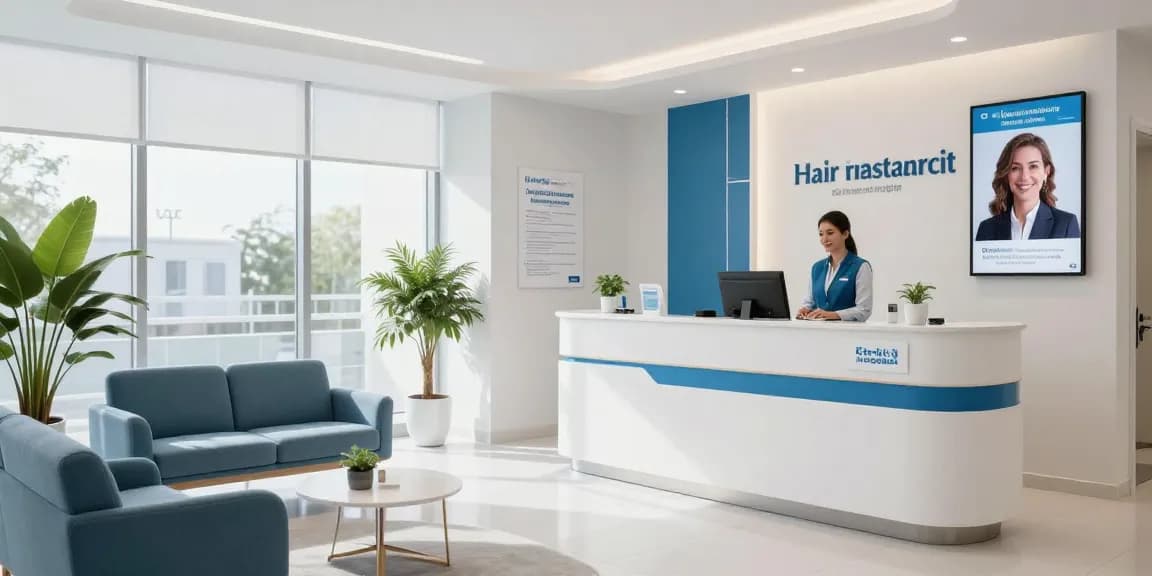 Hair transplant Istanbul consultation in a modern health clinic focused on patient care and medical services.