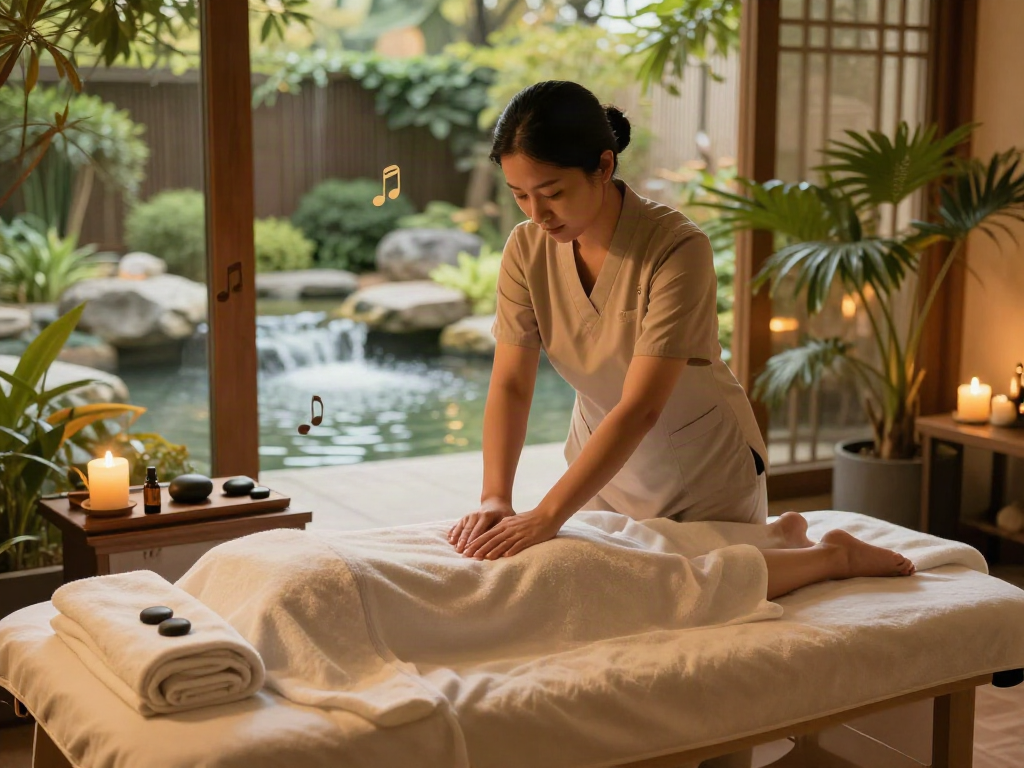 Experience rejuvenating 주안출장마사지 in a tranquil wellness spa atmosphere.