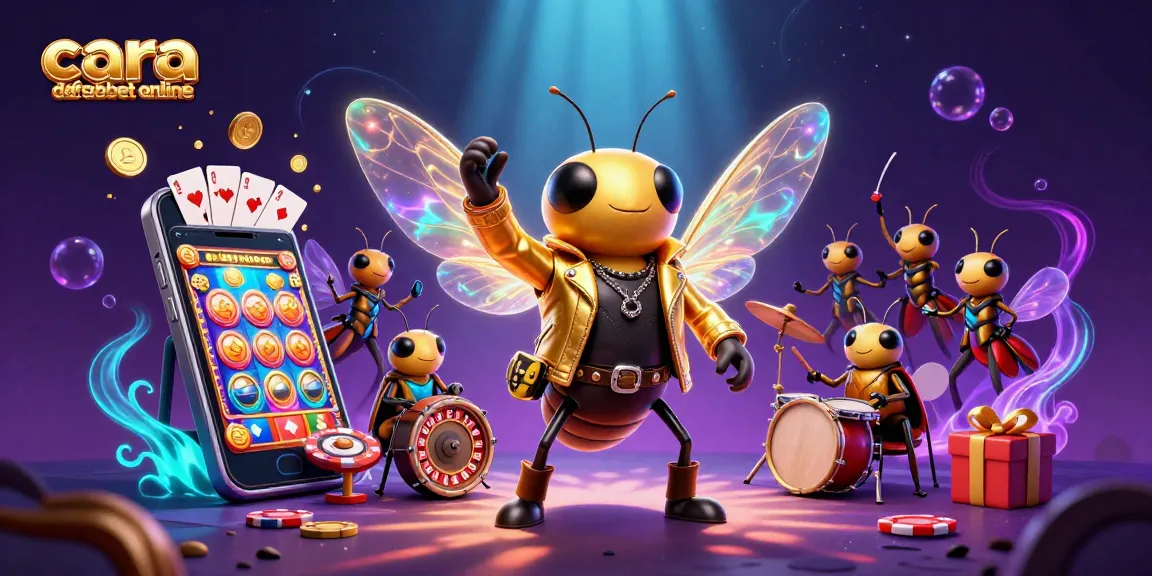 Experience cara daftar sbobet online in a vibrant 3D casino scene with dynamic characters and gaming elements.