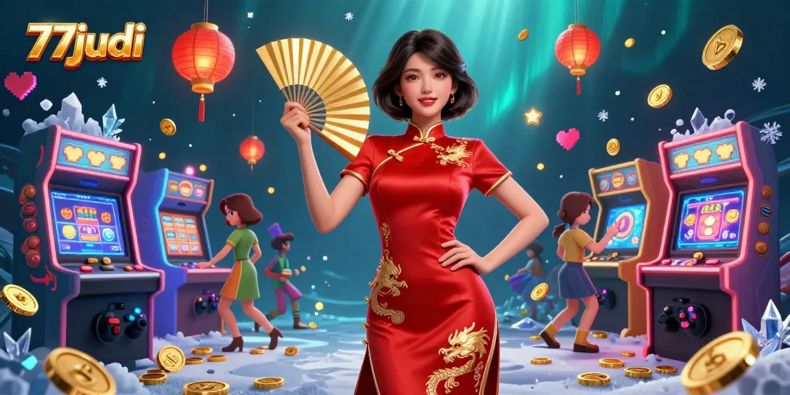 Engage with the exhilarating 77judi casino experience featuring vibrant gaming elements and captivating artistry.