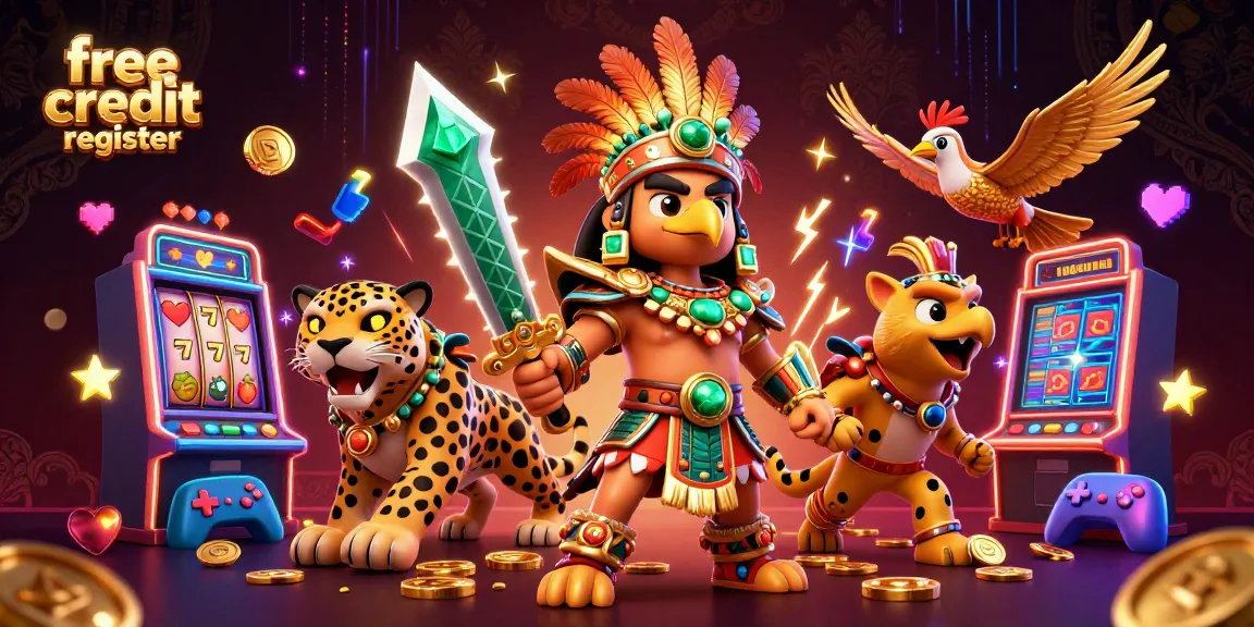 Spin to win with free credit register at vibrant online casinos featuring exciting slot games.